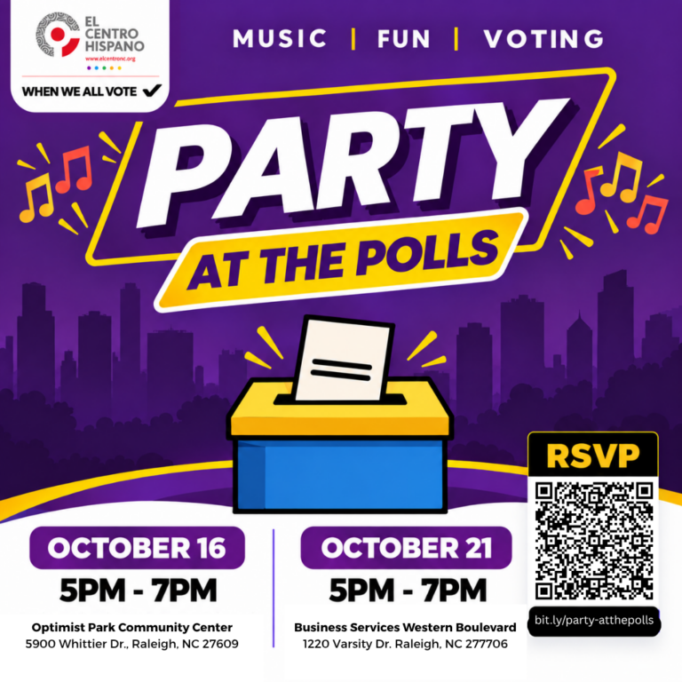 Join us to “Party at the Polls”
